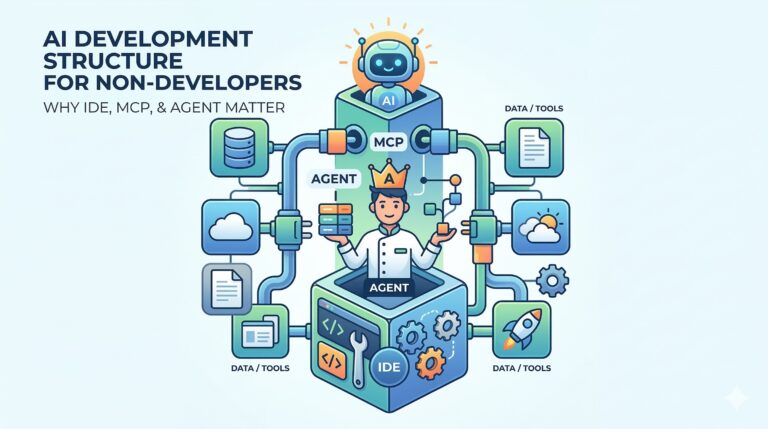 비개발자를 위한 AI 개발 구조: IDE, MCP, Agent가 왜 중요한가
